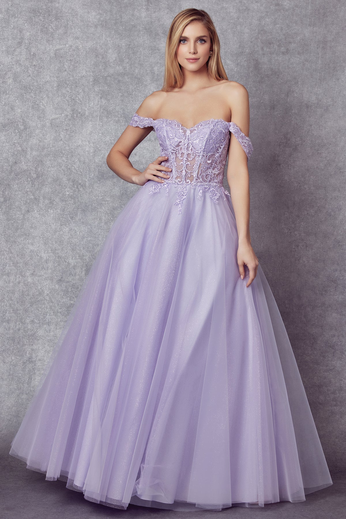Embroidered Bodice Sweetheart Off or On Shoulder Long Prom Dress JT280_9