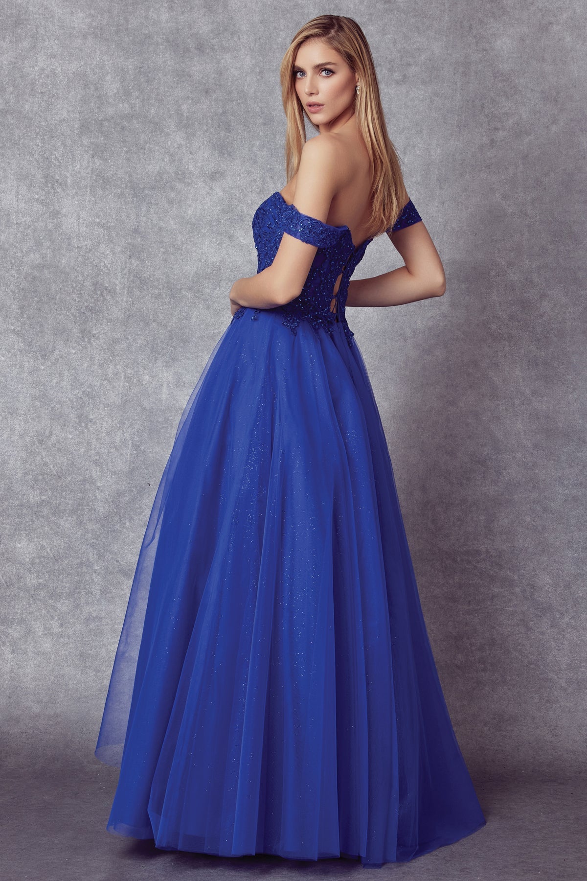 Embroidered Bodice Sweetheart Off or On Shoulder Long Prom Dress JT280_23