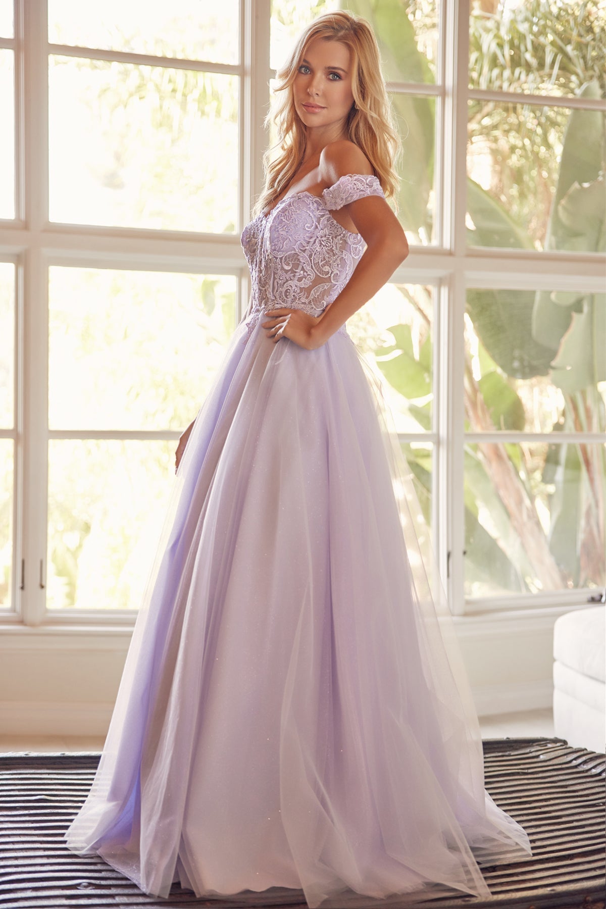 Embroidered Bodice Sweetheart Off or On Shoulder Long Prom Dress JT280_12
