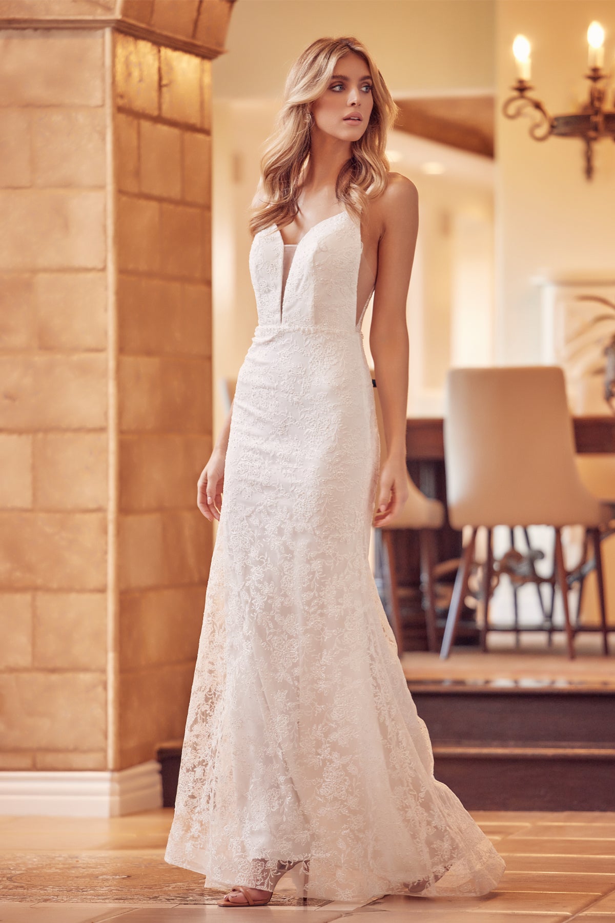 Embroidered Lace Illusion Sweetheart Mermaid Long Prom Dress JT272_12