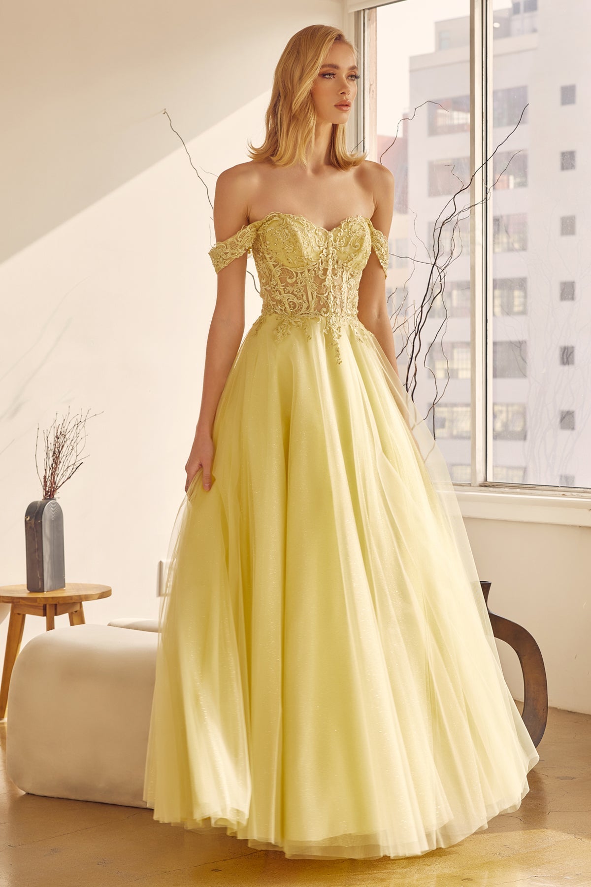 Embroidered Bodice Sweetheart Off or On Shoulder Long Prom Dress JT280_35