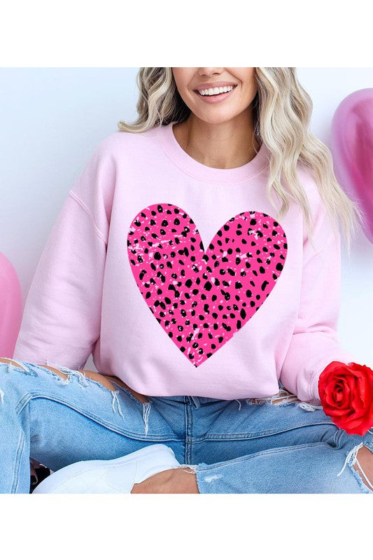 Dalmatian Heart Valentineās Sweatshirt