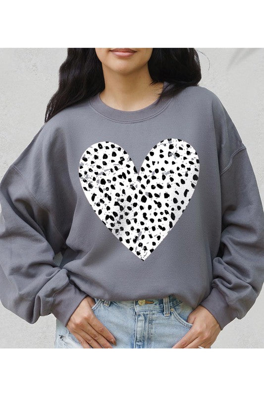 Dalmatian Heart Valentineās Sweatshirt