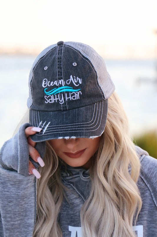 Ocean Air Salty Hair Trucker Hat