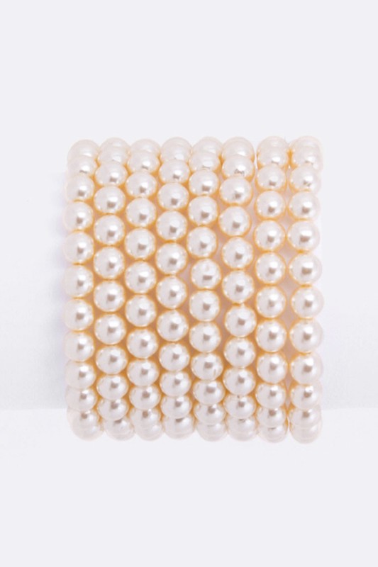 Stretch Pearls Bracelet Set