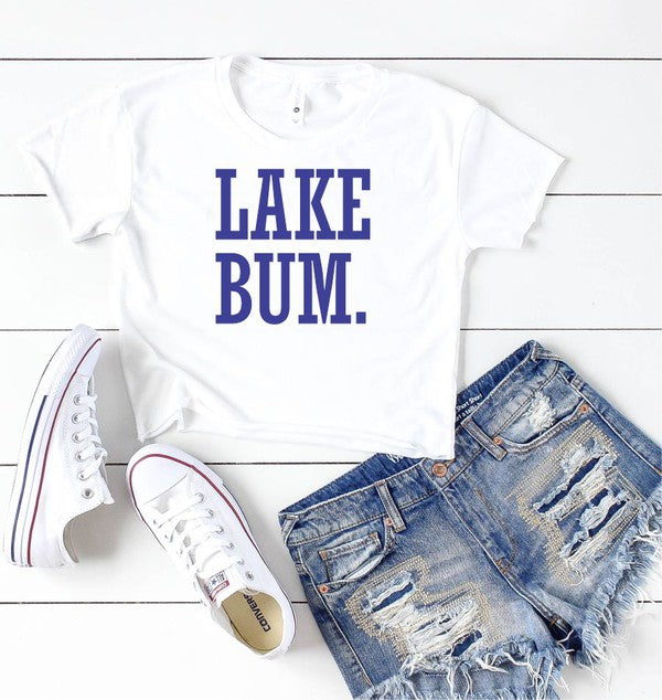 Lake Bum Cropped Tee