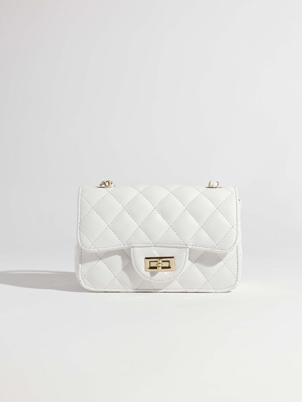 Faux Leather Crossbody Bag