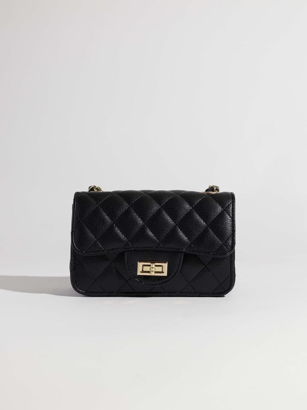 Faux Leather Crossbody Bag