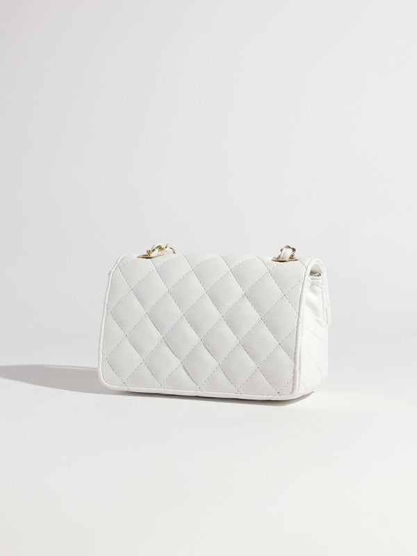 Faux Leather Crossbody Bag