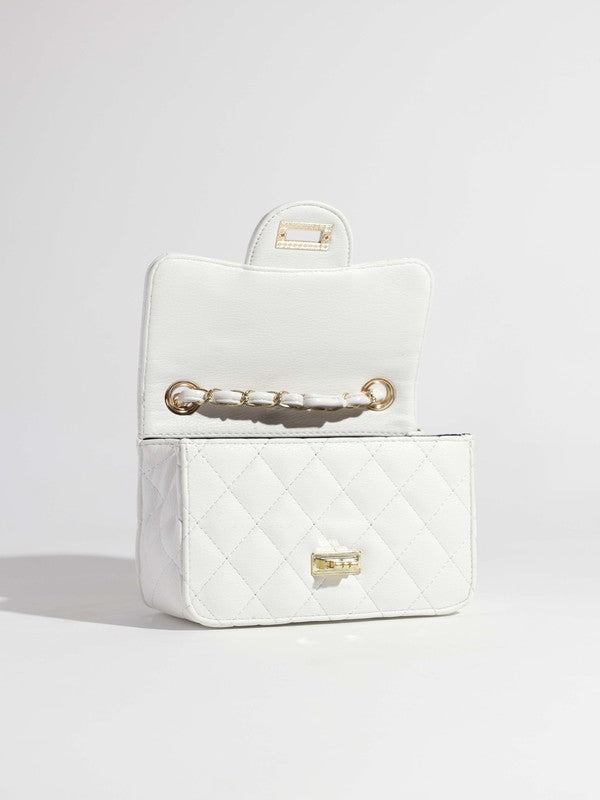 Faux Leather Crossbody Bag