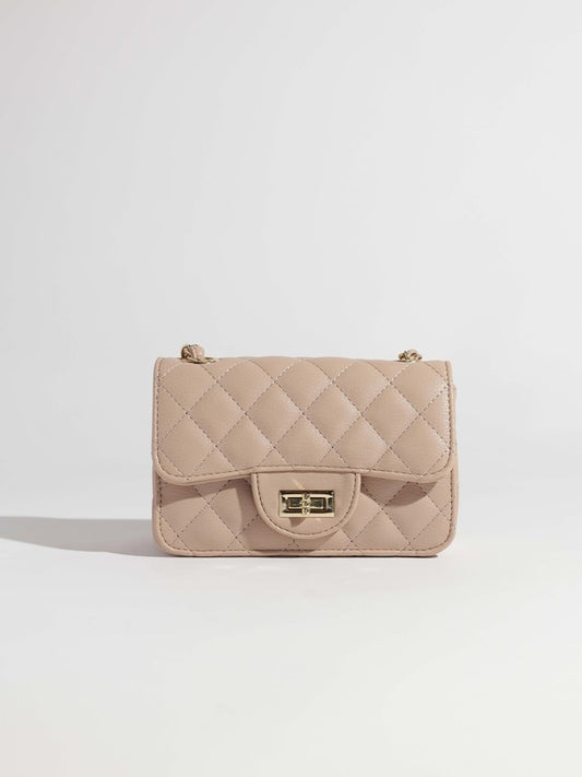 Faux Leather Crossbody Bag