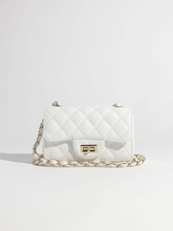 Faux Leather Crossbody Bag