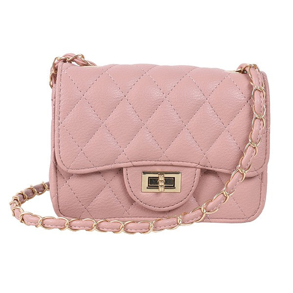 Faux Leather Crossbody Bag