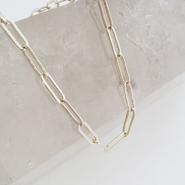 Piper Paperclip Chainlink Necklace