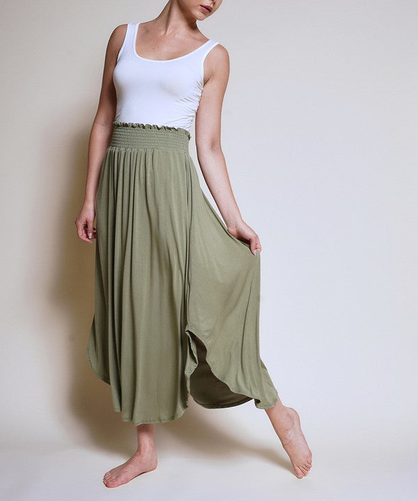 Eco-Friendly Elegance with Our Bamboo Maxi Skirt | Made in USA