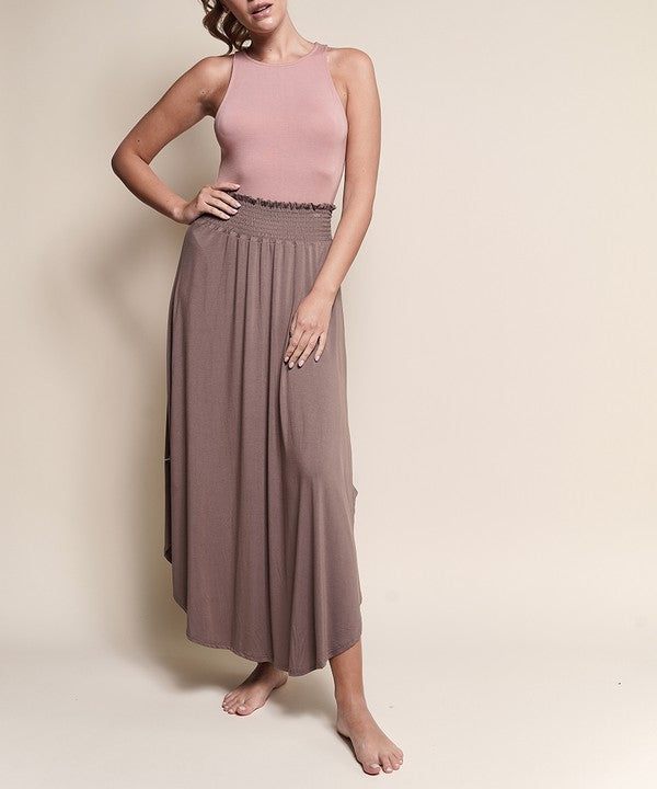Eco-Friendly Elegance with Our Bamboo Maxi Skirt | Made in USA