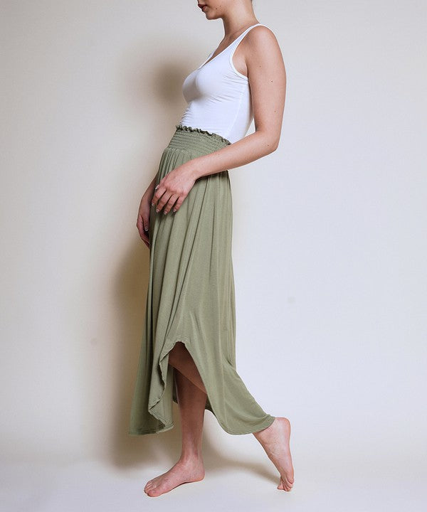 Eco-Friendly Elegance with Our Bamboo Maxi Skirt | Made in USA
