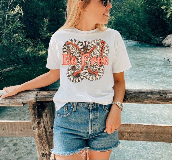 Be Free BOHO Graphic Tee