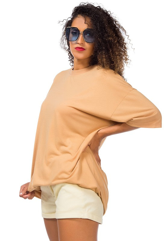 Oversized Graffiti Tee Top