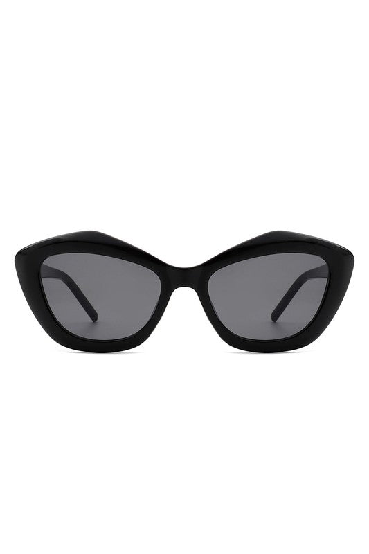 Geometric Retro Cat Eye Sunglasses