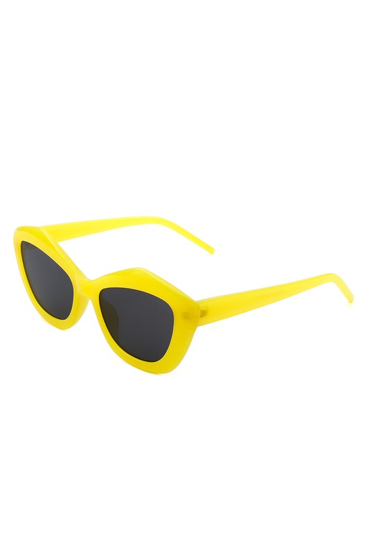 Geometric Retro Cat Eye Sunglasses