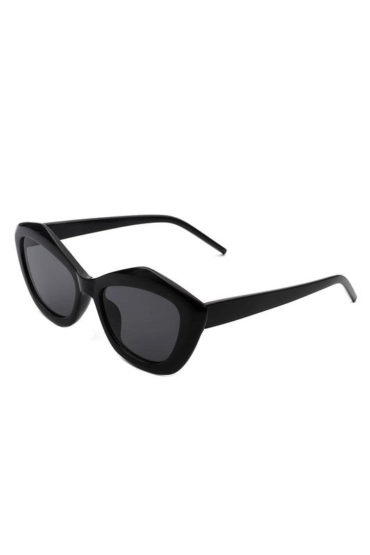 Geometric Retro Cat Eye Sunglasses