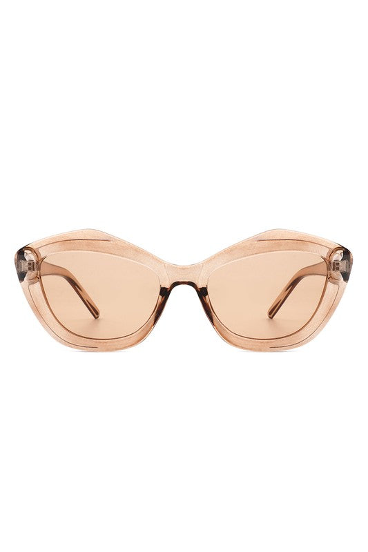 Geometric Retro Cat Eye Sunglasses