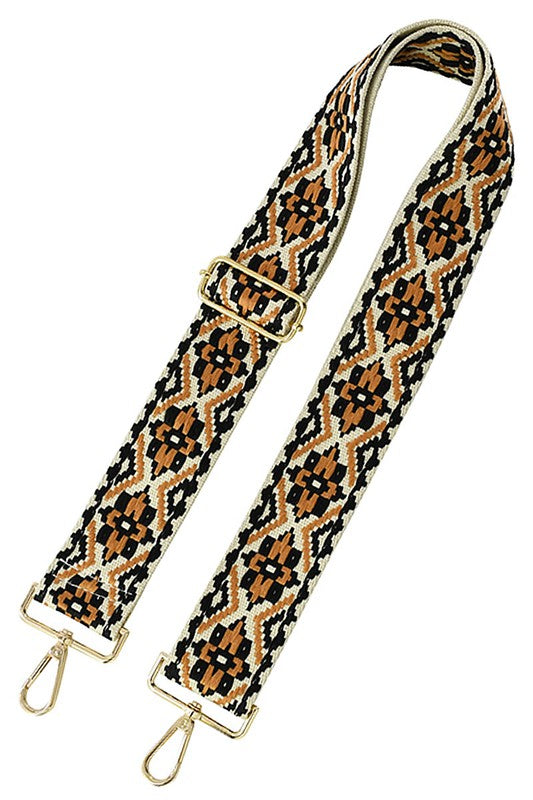 Aztec Tribal Pattern Guitar Strap