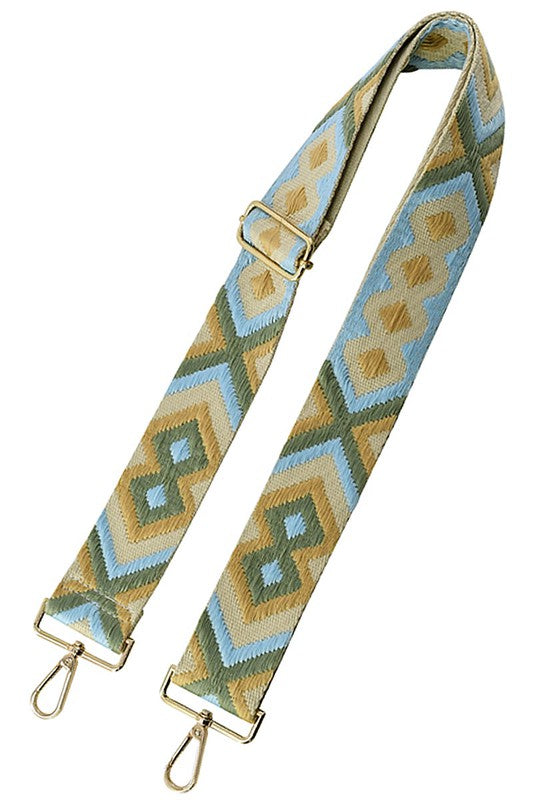 Aztec Tribal Pattern Guitar Strap