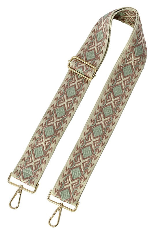 Aztec Tribal Pattern Guitar Strap