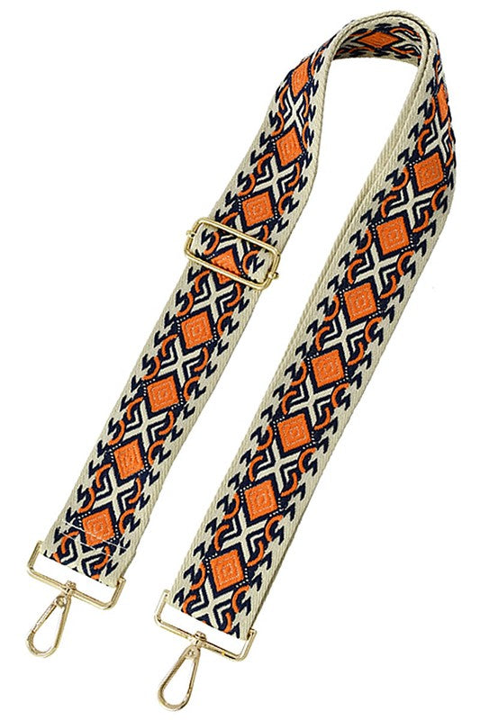Aztec Tribal Pattern Guitar Strap