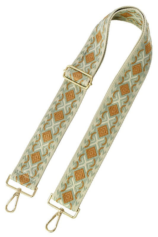 Aztec Tribal Pattern Guitar Strap