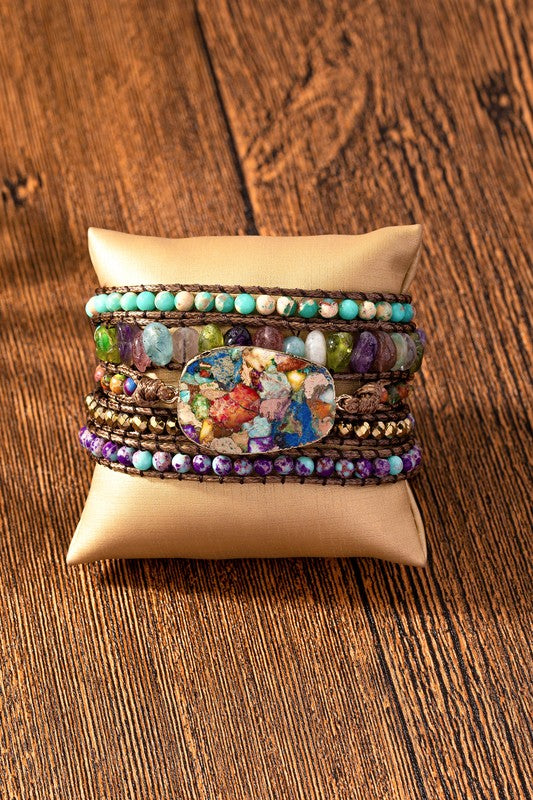 Wrap Natural Stone BOHO Bracelet