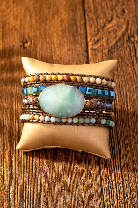 Wrap Natural Stone BOHO Bracelet