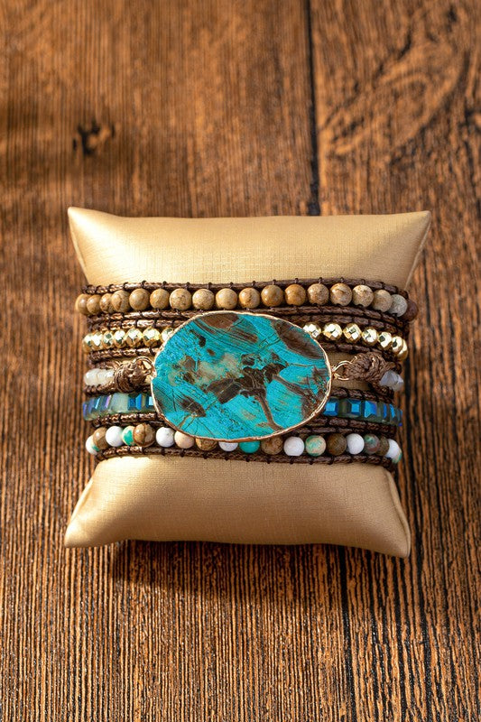 Wrap Natural Stone BOHO Bracelet