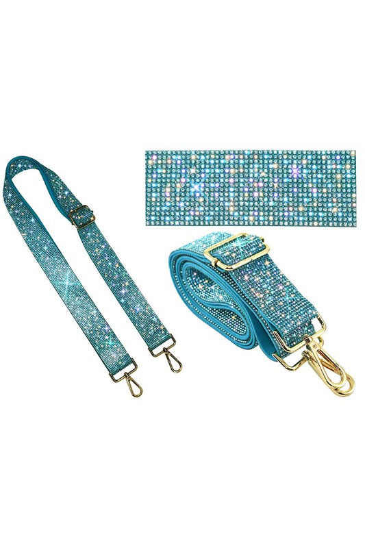 Rhinestone Guitar Strap - 1.5 Inches