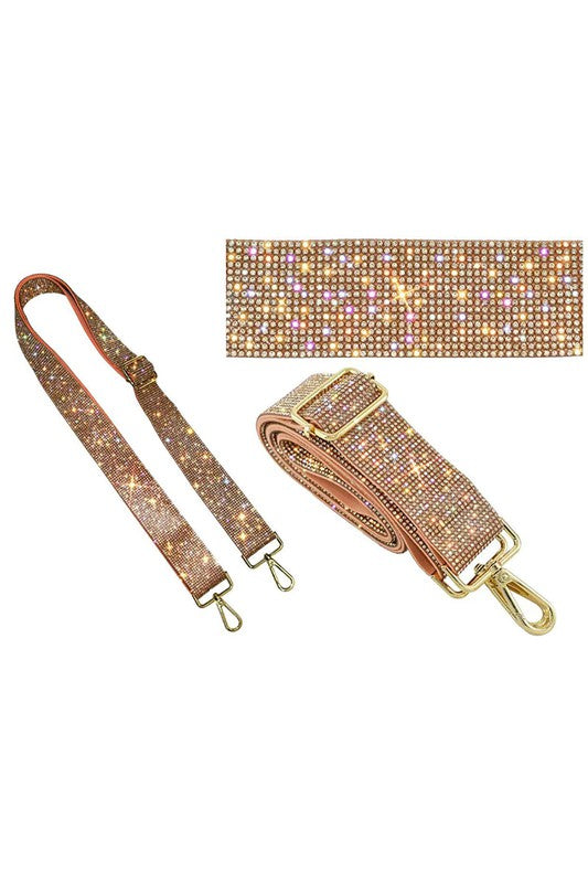 Rhinestone Guitar Strap - 1.5 Inches