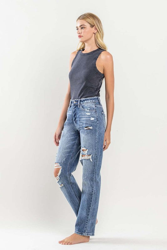 90's Vintage Slim Straight Jean