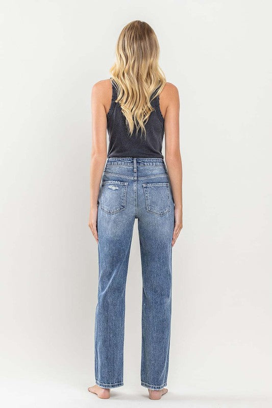 90's Vintage Slim Straight Jean