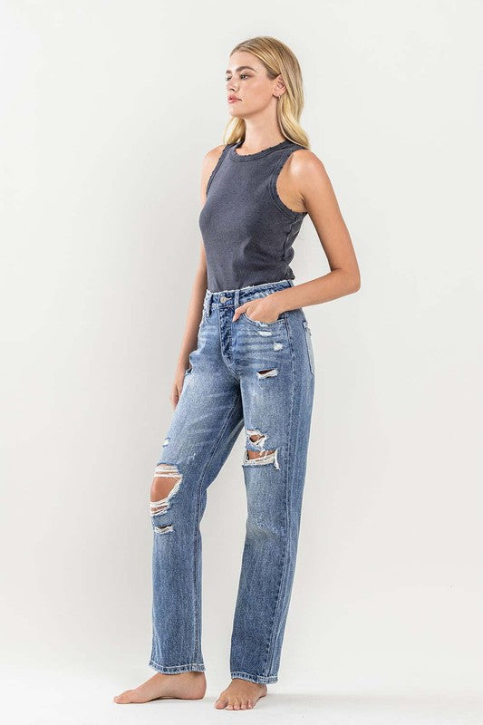 90's Vintage Slim Straight Jean
