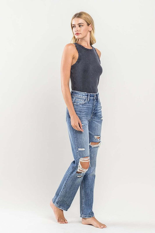 90's Vintage Slim Straight Jean