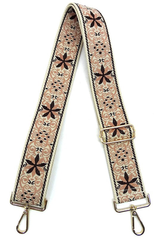 Aztec Tribal Pattern Guitar Strap - 2 Inches Wide