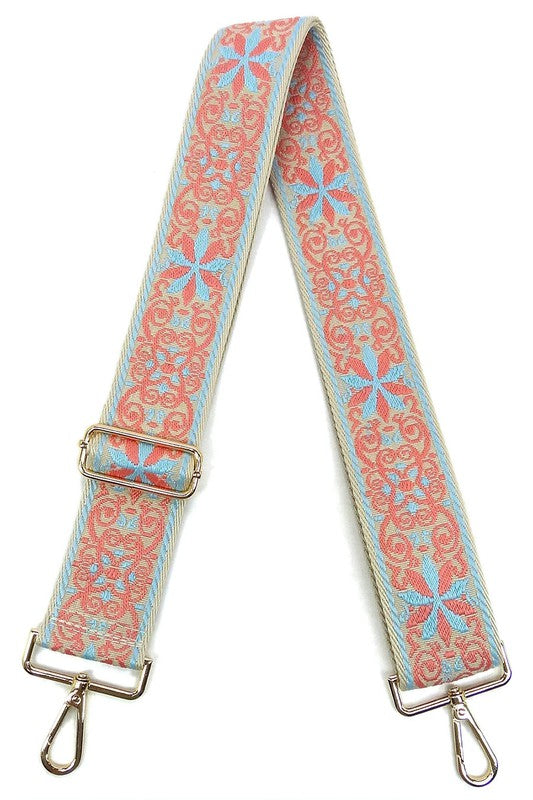 Aztec Tribal Pattern Guitar Strap - 2 Inches Wide