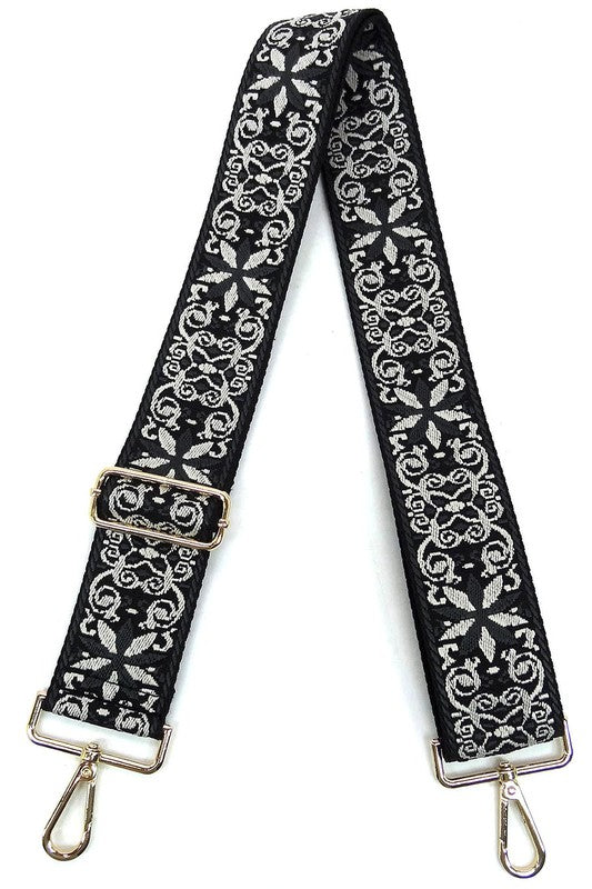 Aztec Tribal Pattern Guitar Strap - 2 Inches Wide