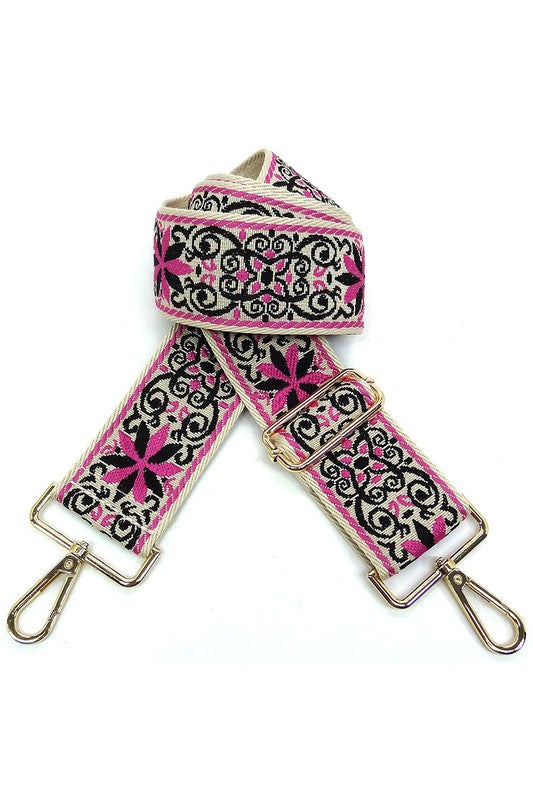 Aztec Tribal Pattern Guitar Strap - 2 Inches Wide