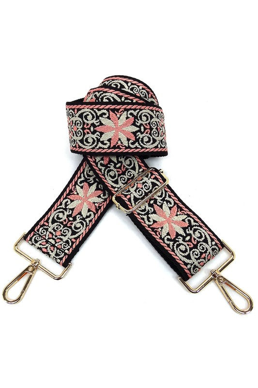 Aztec Tribal Pattern Guitar Strap - 2 Inches Wide