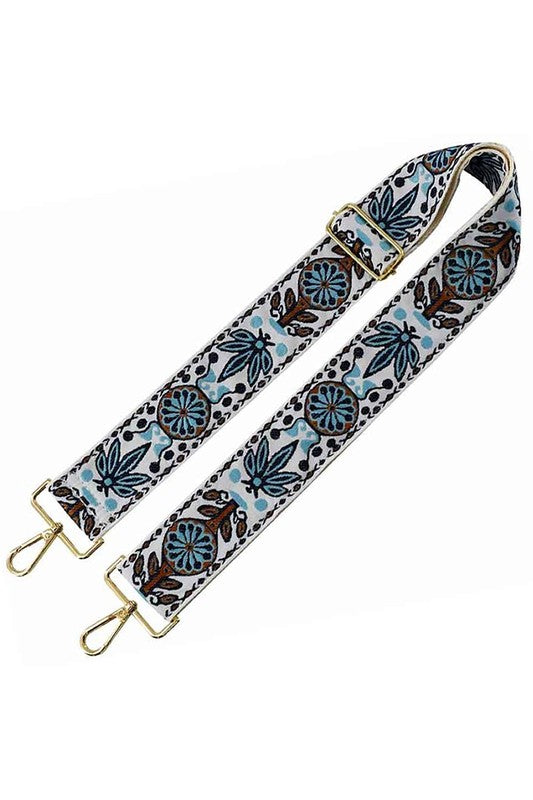 Tribal Pattern Guitar Strap - 2 inch Wide