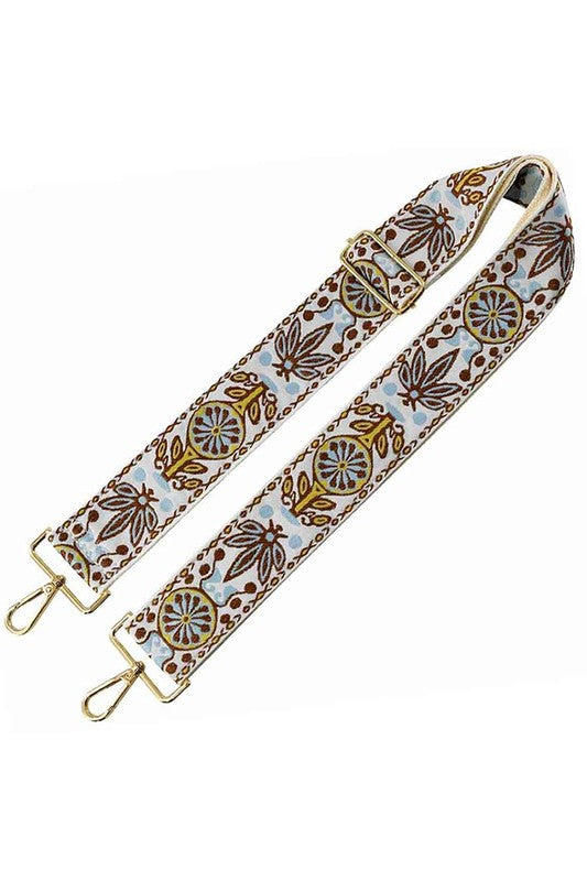 Tribal Pattern Guitar Strap - 2 inch Wide