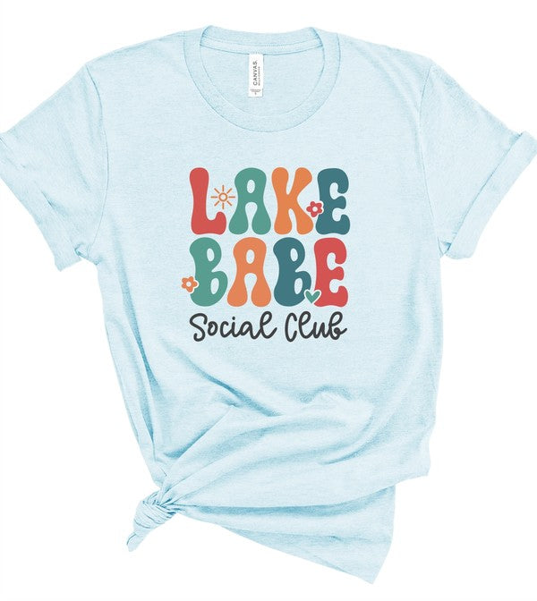 Lake Babe Social Club Bella Canvas Graphic Tee