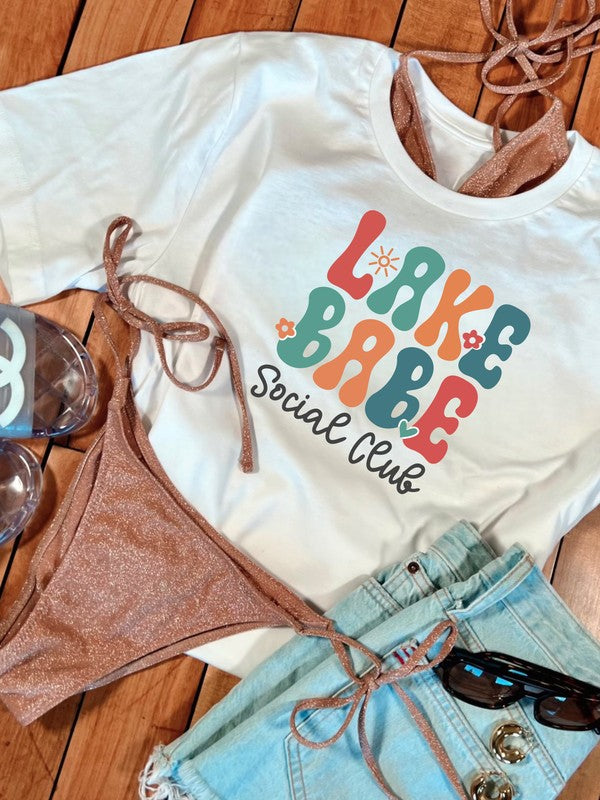 Lake Babe Social Club Bella Canvas Graphic Tee